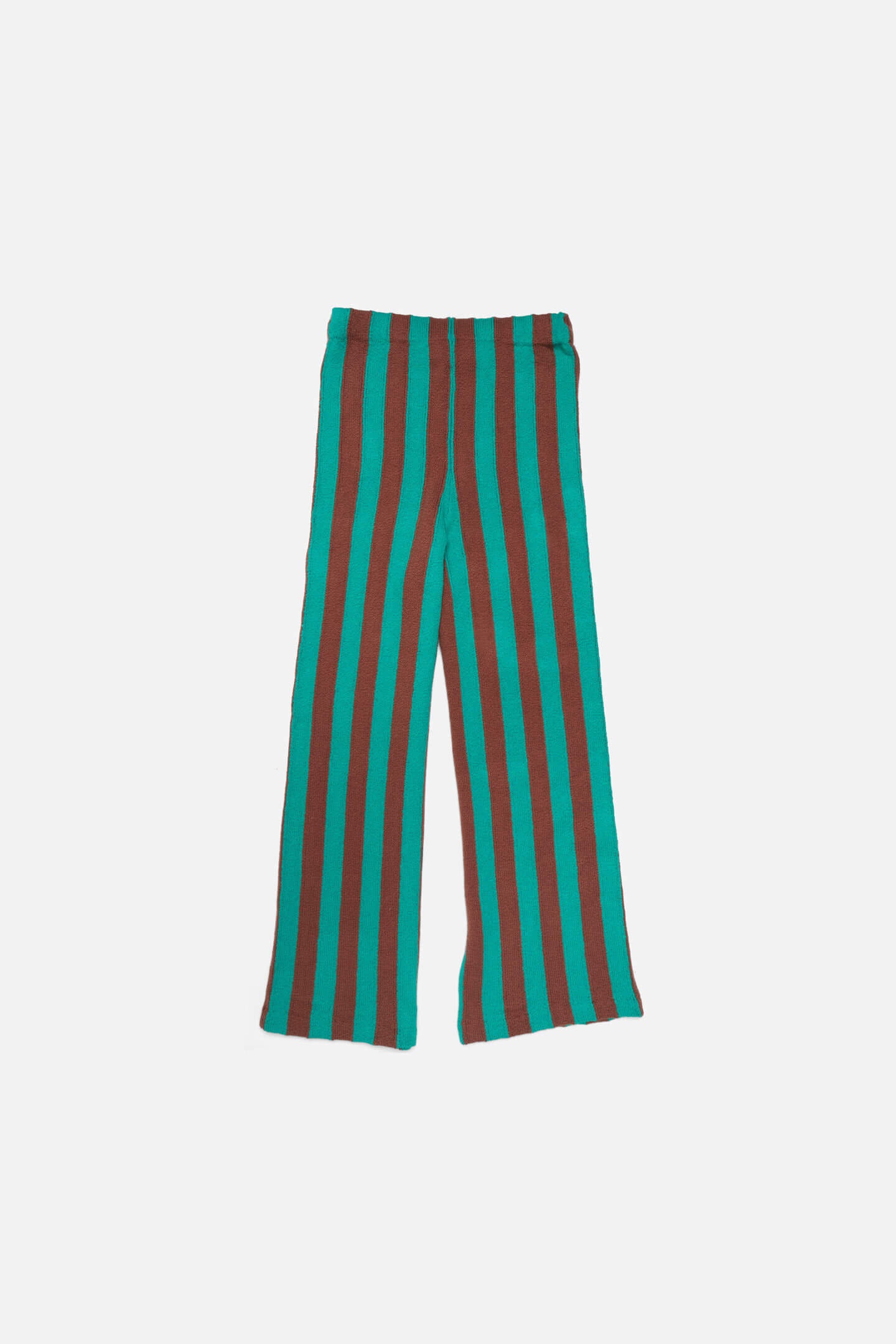 STRIPED WOMEN'S KNIT PANT - 3