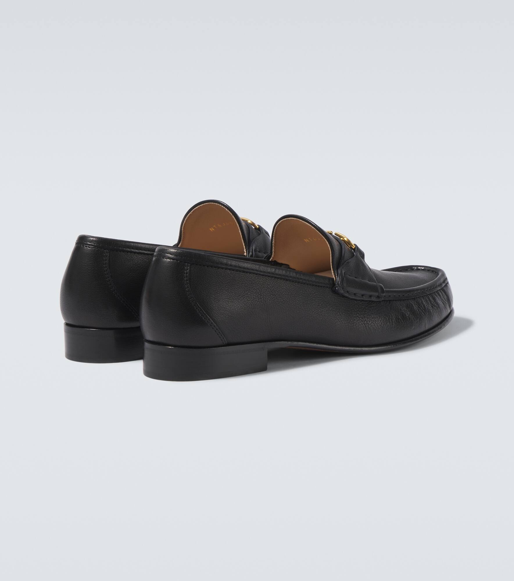 VLogo Signature leather loafers - 5