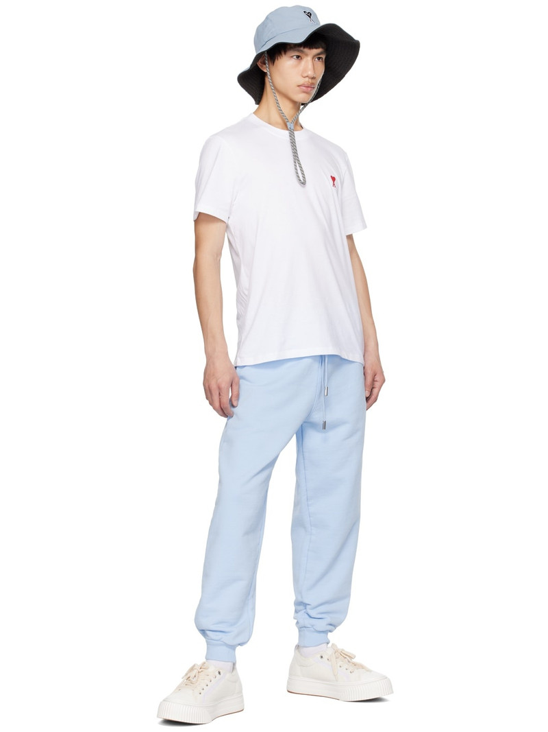 AMI Paris Blue Ami de Cœur Sweatpants outlook