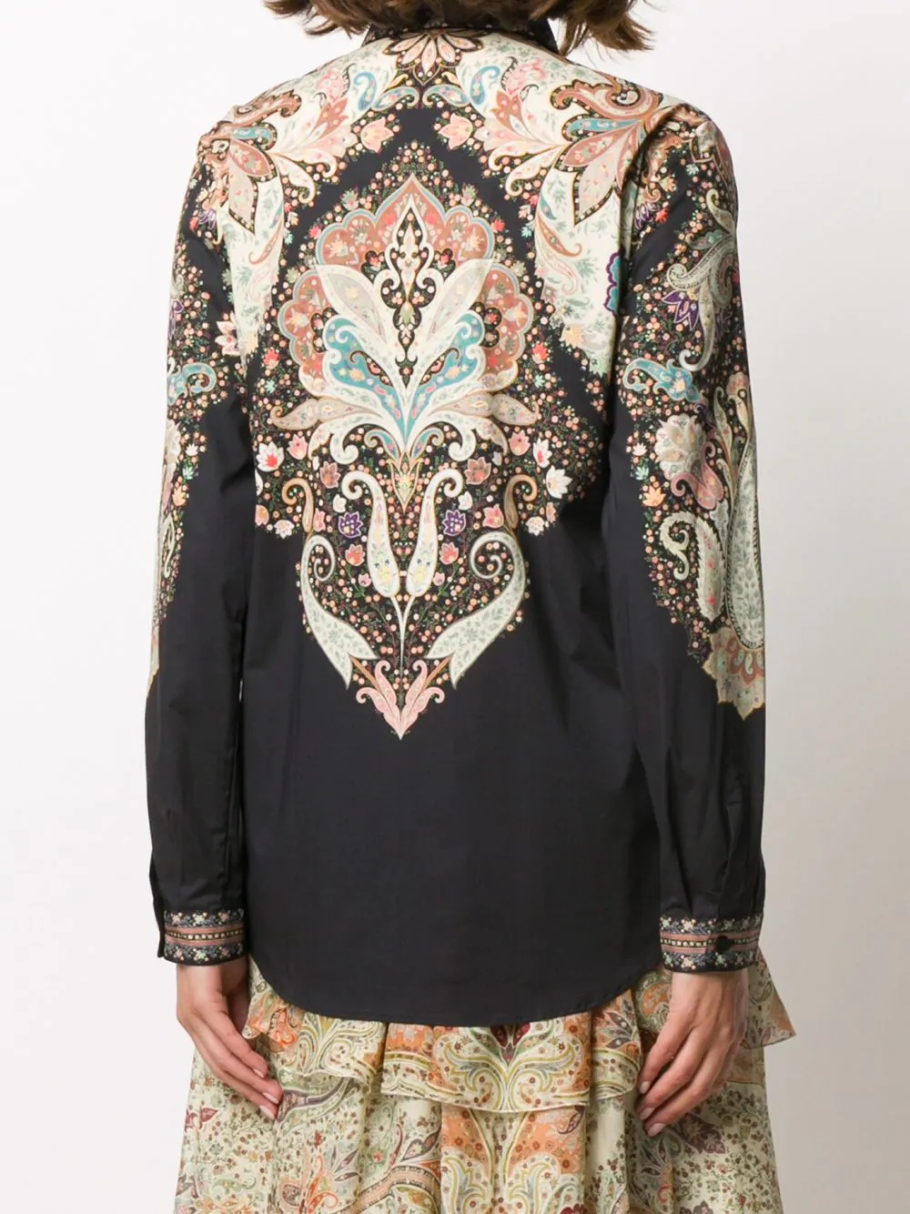 long-sleeved printed shirt - 4