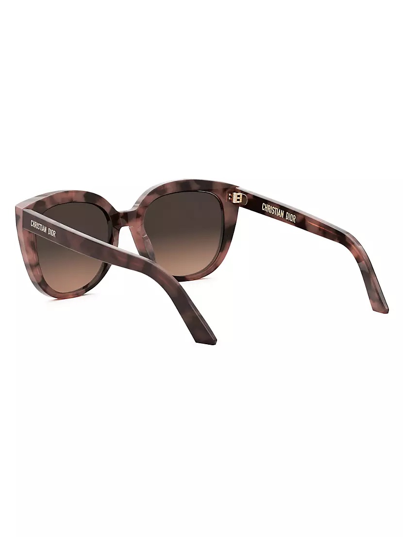 DiorMidnight R1I 54MM Butterfly Sunglasses - 4