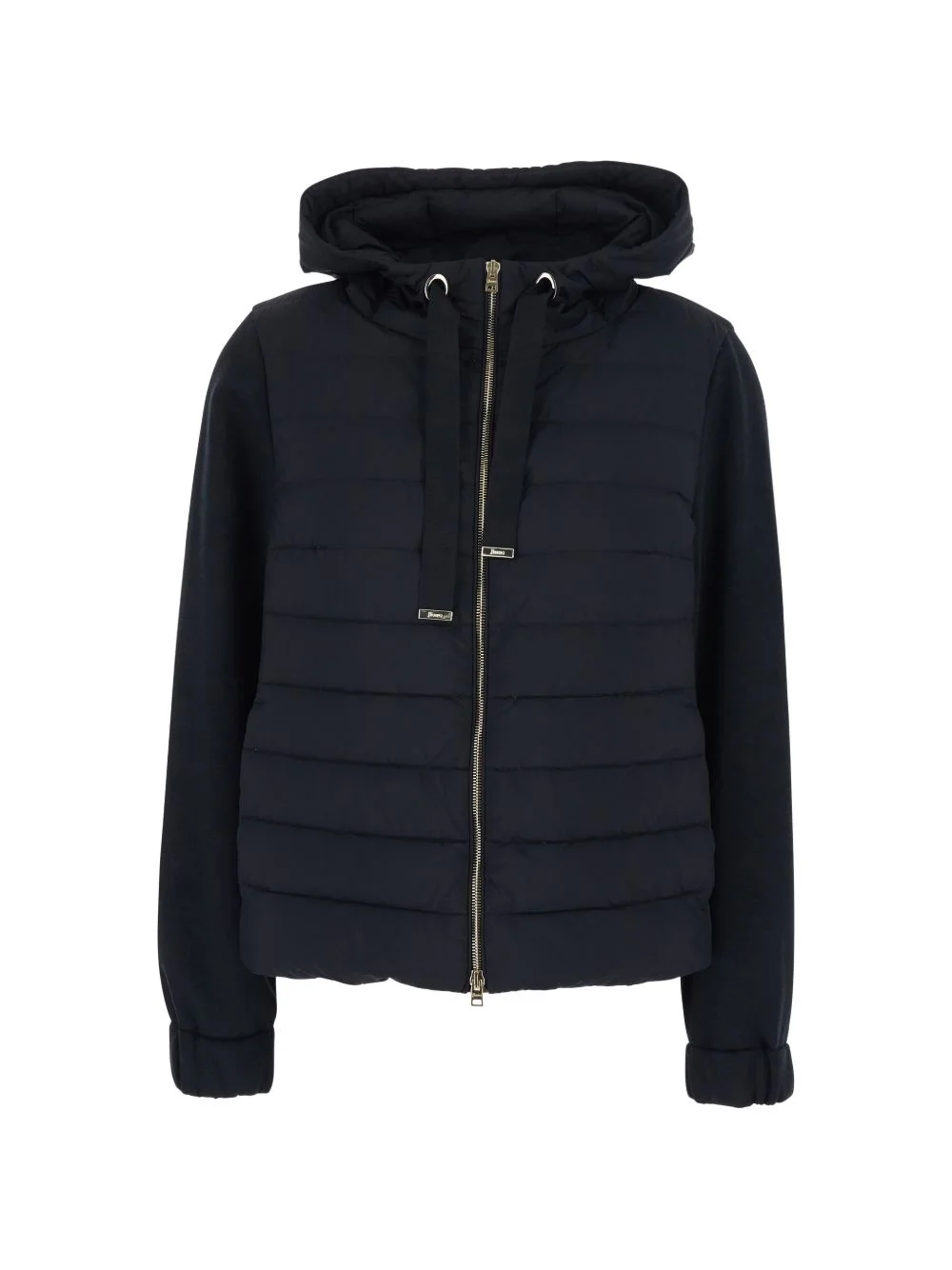 quilted hooded jacket - 1