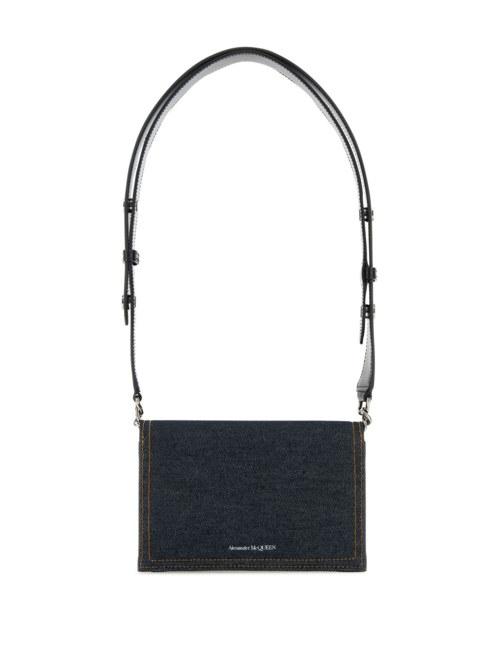 small Skull denim satchel bag - 2