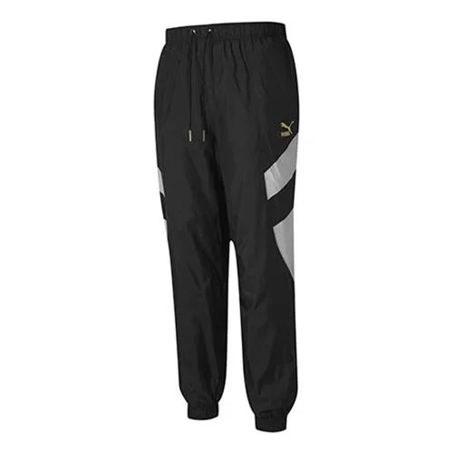 PUMA Tailored For Sport Worldhood Pants 'Black White' 597611-01 - 1