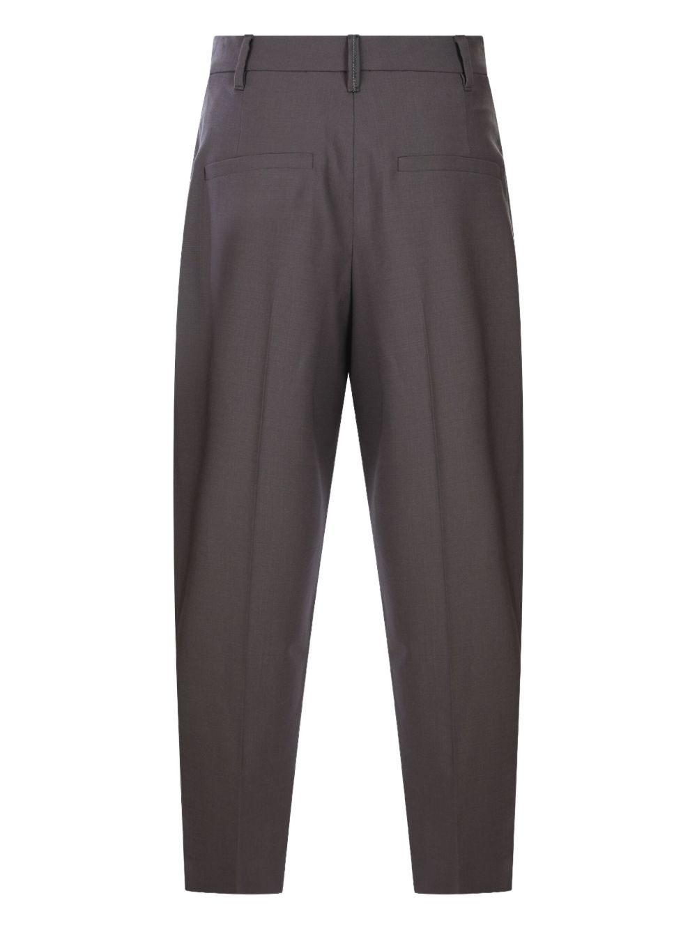 pleat-detail trousers - 3
