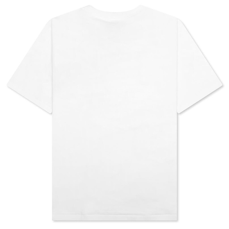 A BATHING APE® TIE DYE COLLEGE TEE - WHITE/BEIGE outlook