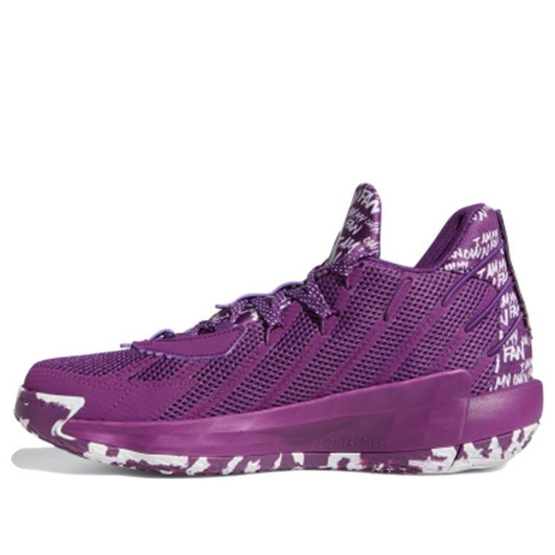 adidas Dame 7 나는 나의 자신의 팬 영광 자주색 - 1