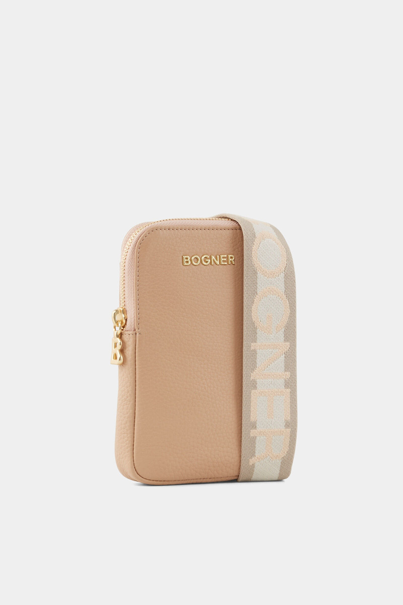 BOGNER Andermatt Johanna Smartphone pouch in Cappuccino outlook