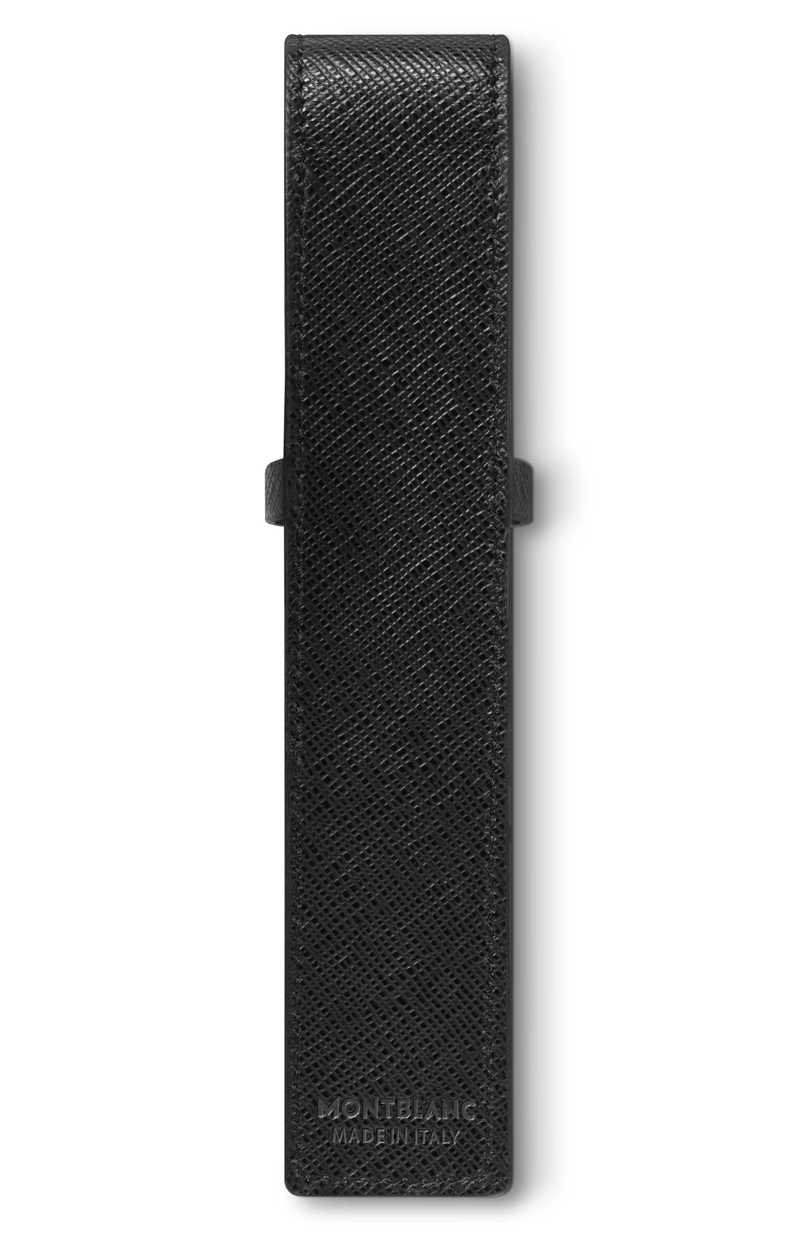Montblanc Sartorial Leather 1-Pen Pouch in Black at Nordstrom - 3