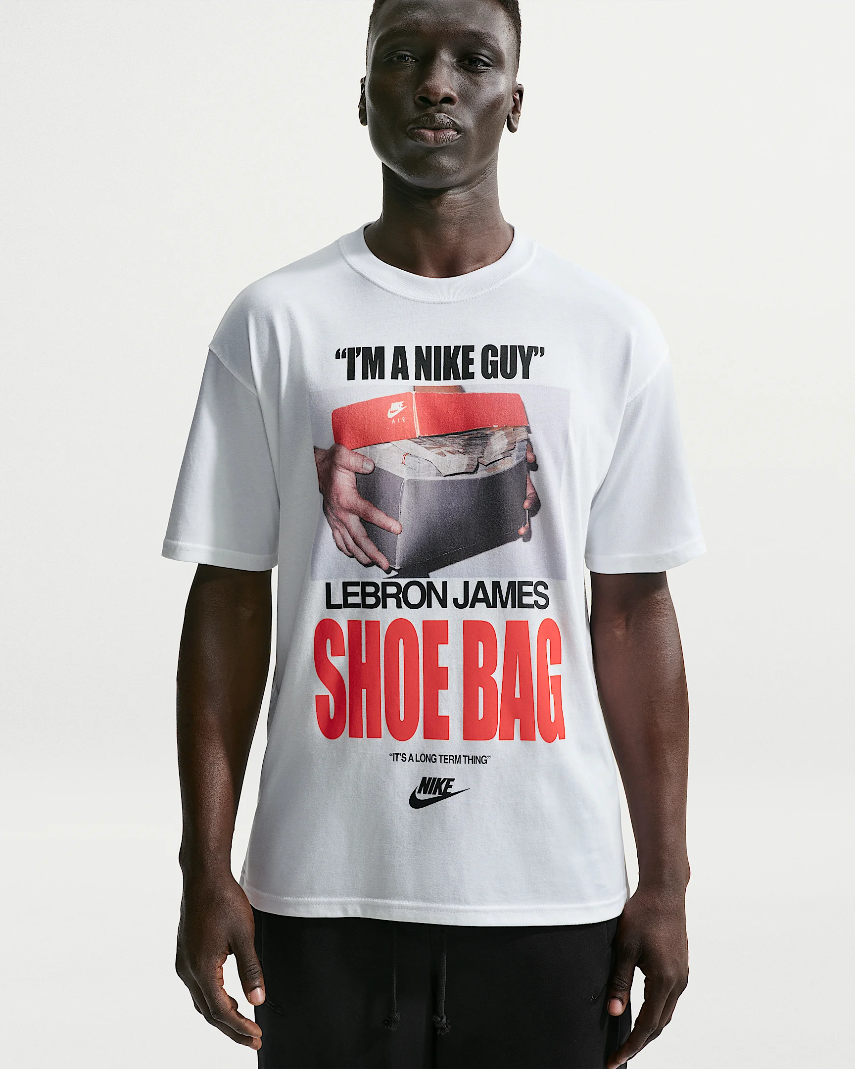 LeBron "Shoe Bag" Nike Men's Basketball T-Shirt - 1