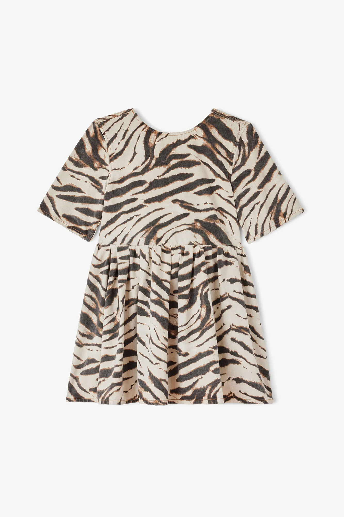DRESS IN ZEBRA DENIM - 1