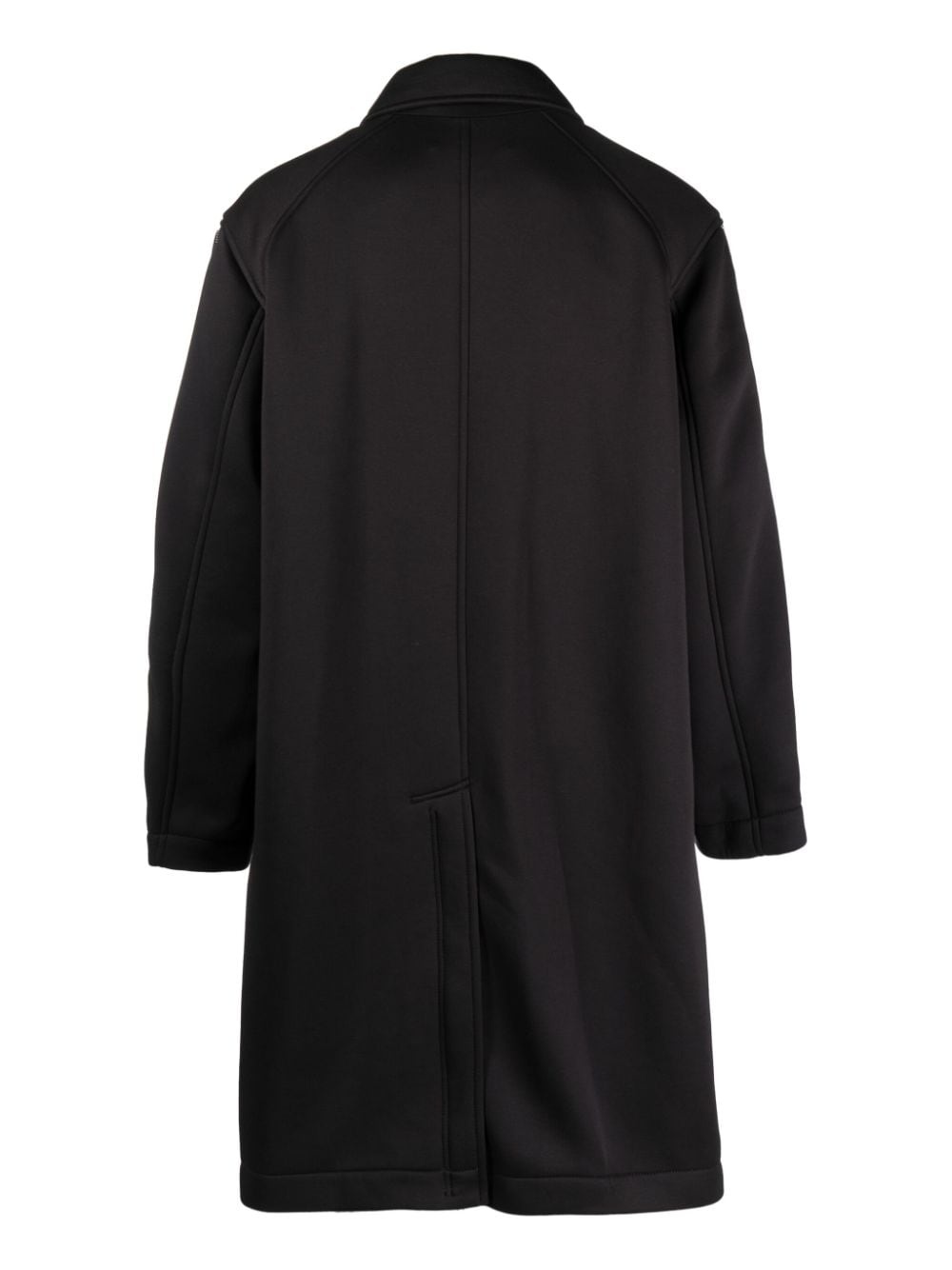 zip-sleeve mid-length coat - 2