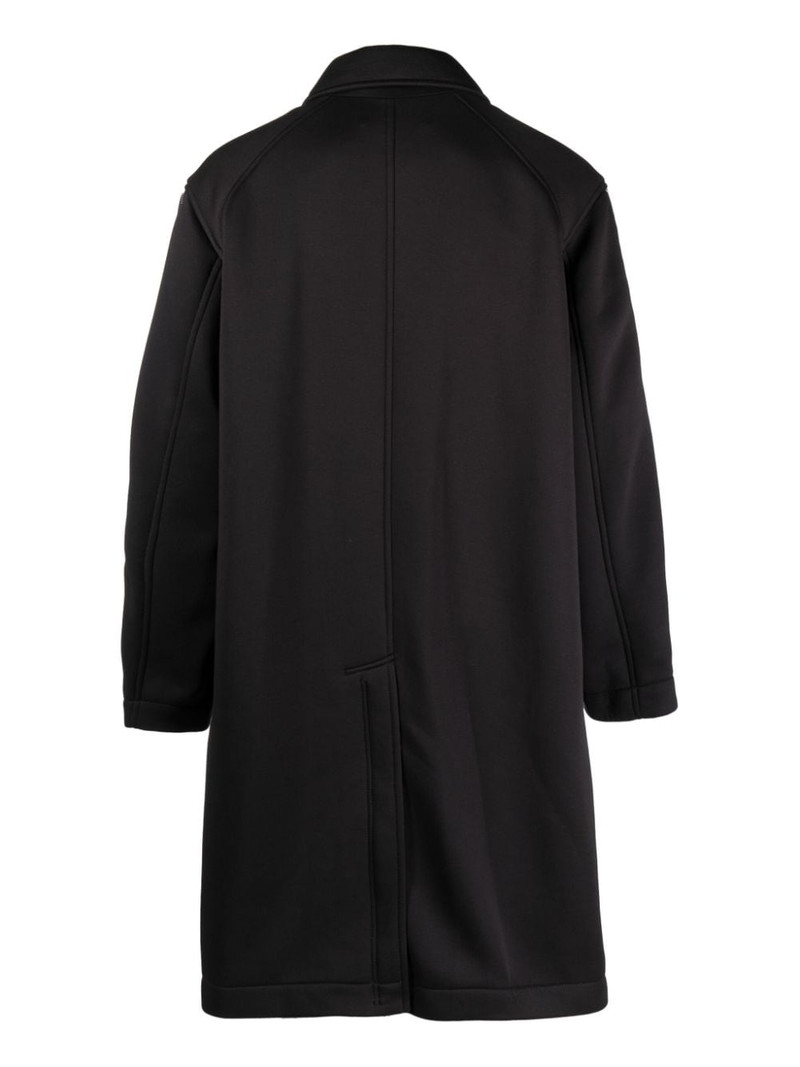 UNDERCOVER zip-sleeve mid-length coat outlook