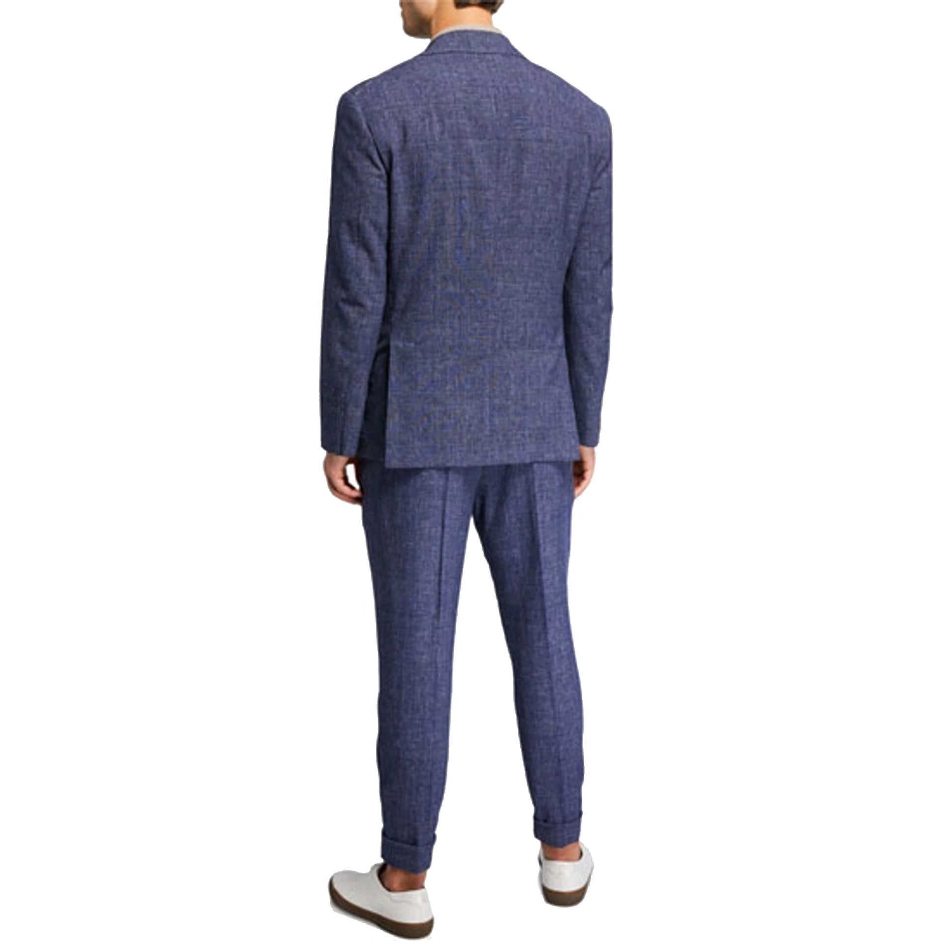 BLUE WOOL SUIT - 3