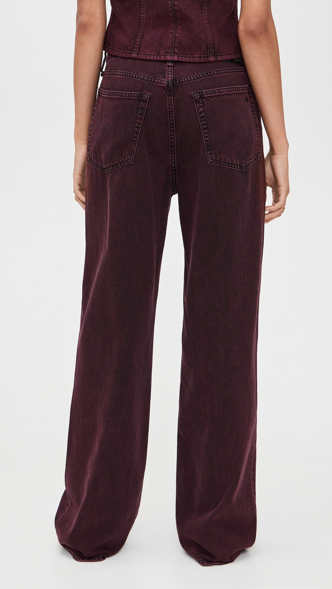 Featherweight Logan Mid Rise Wide Leg Jeans - 2