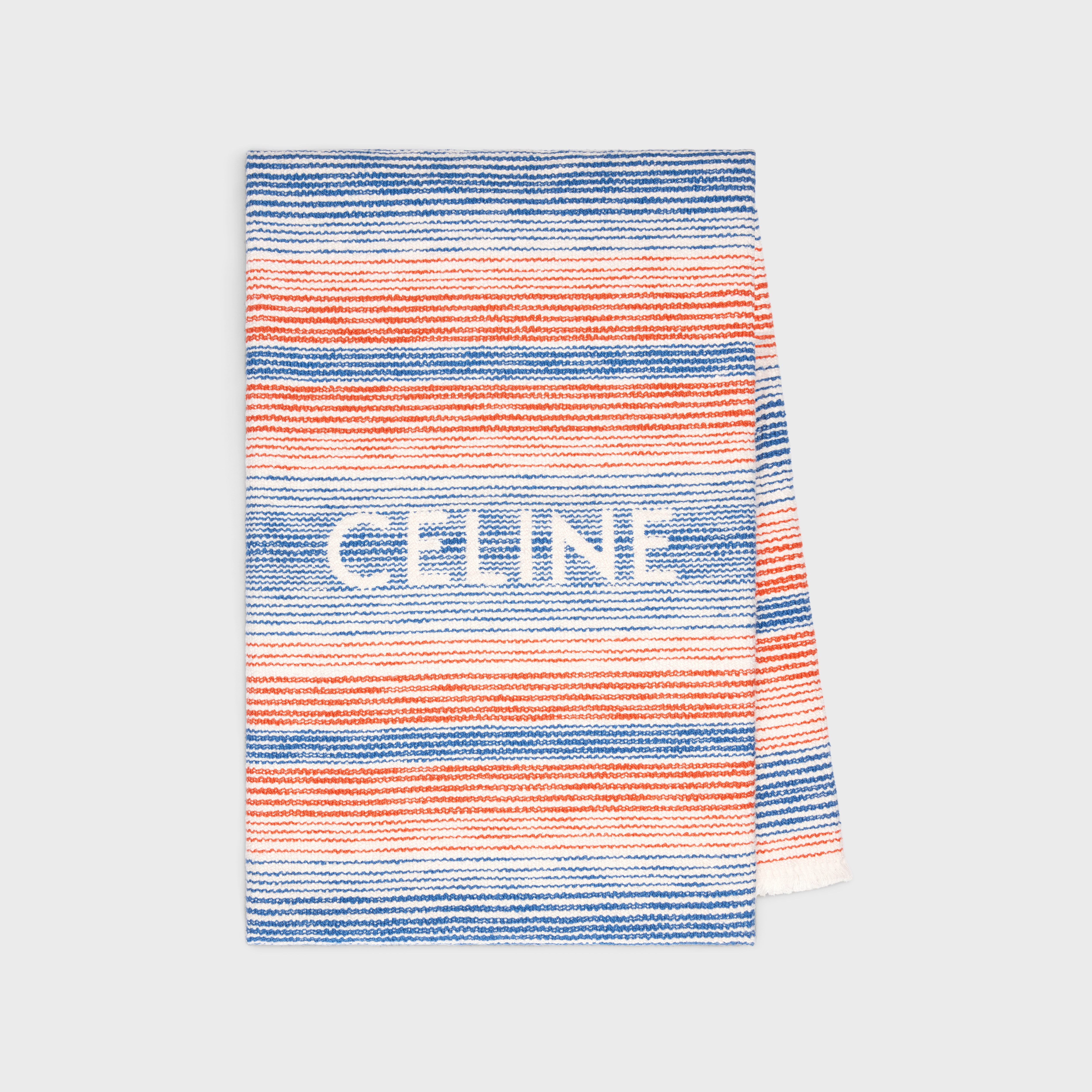 beach fouta in multi-stripe cotton - 2