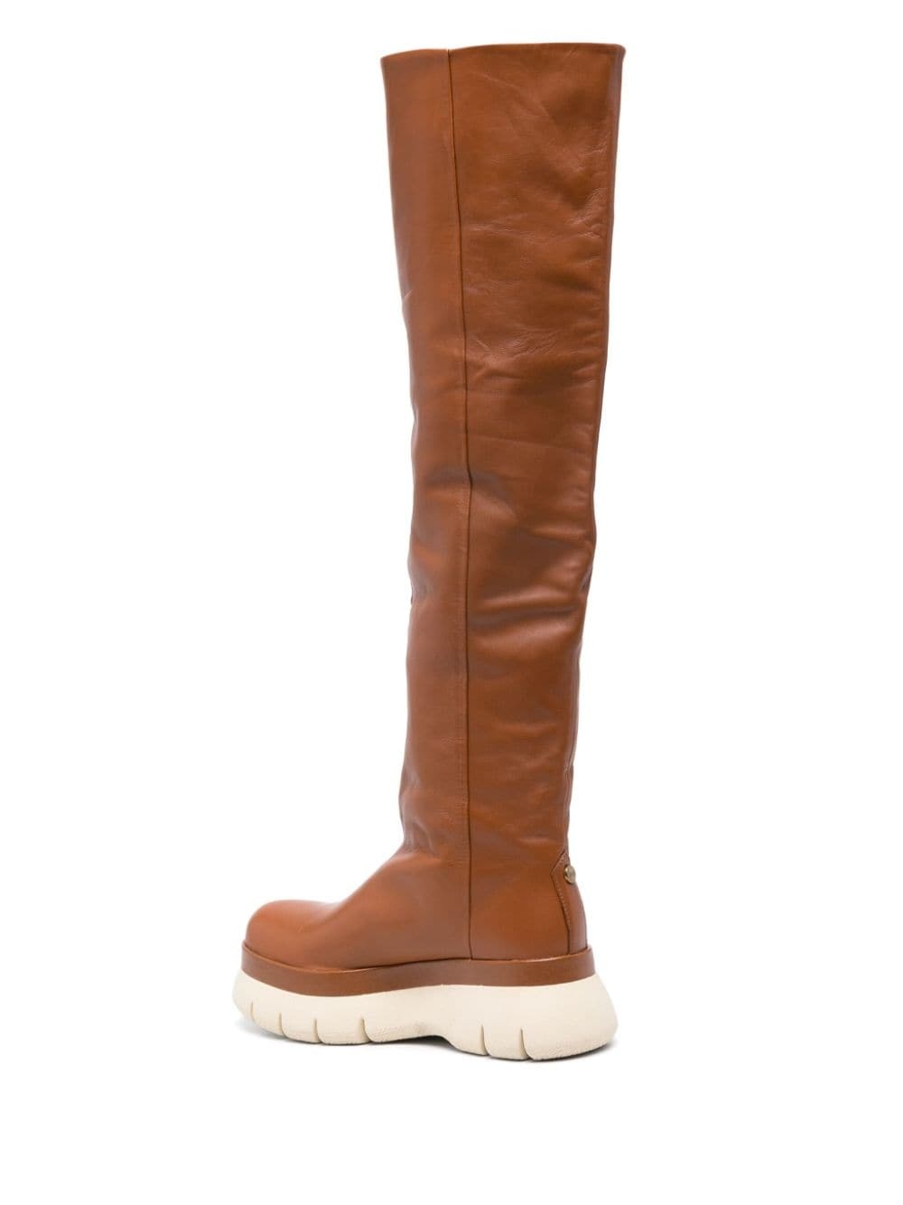 knee-high leather boots - 3