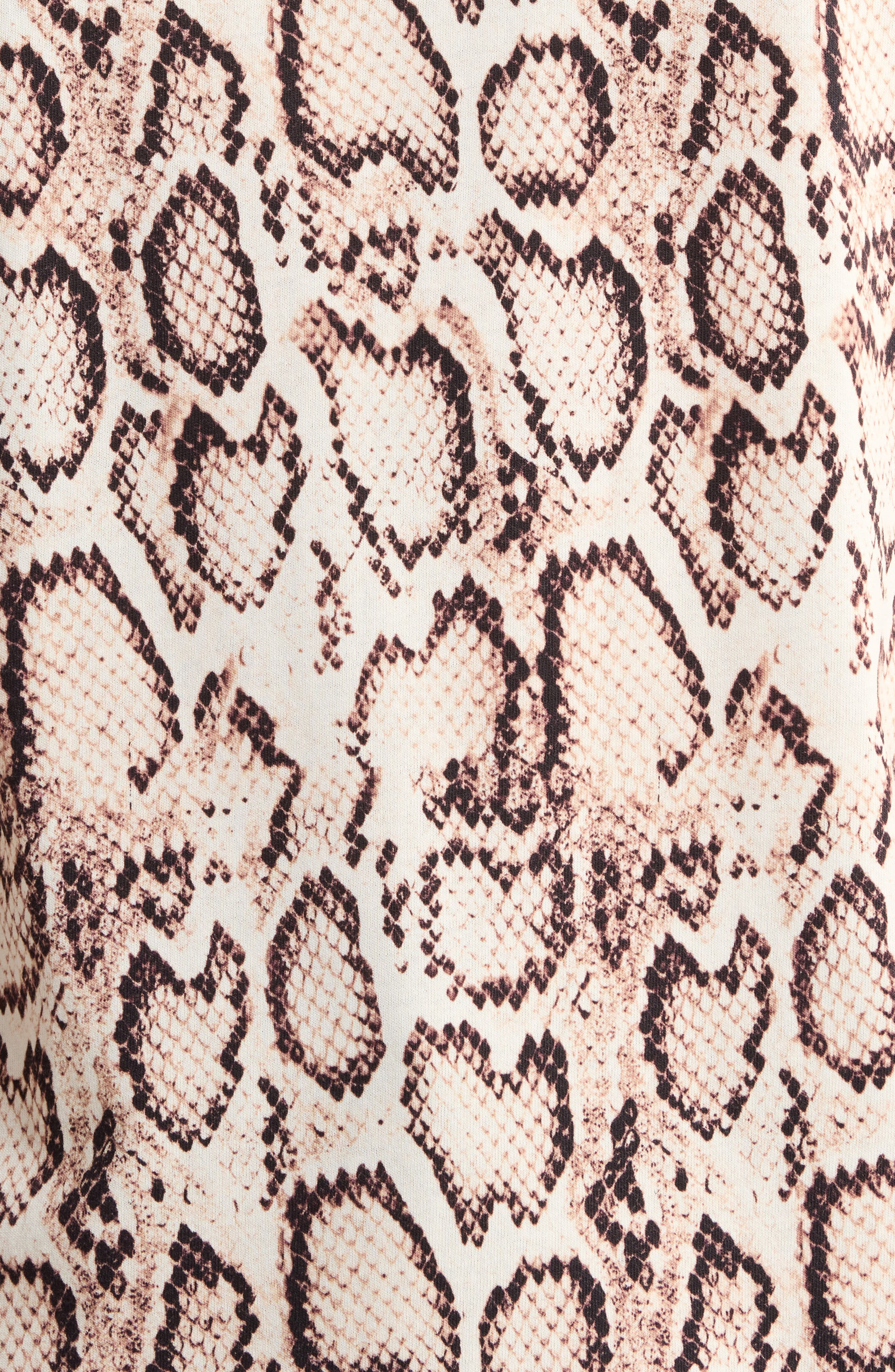 PUMA x A$AP Rocky Snakeskin Print Cotton T-Shirt in Frosted Ivory at Nordstrom - 6