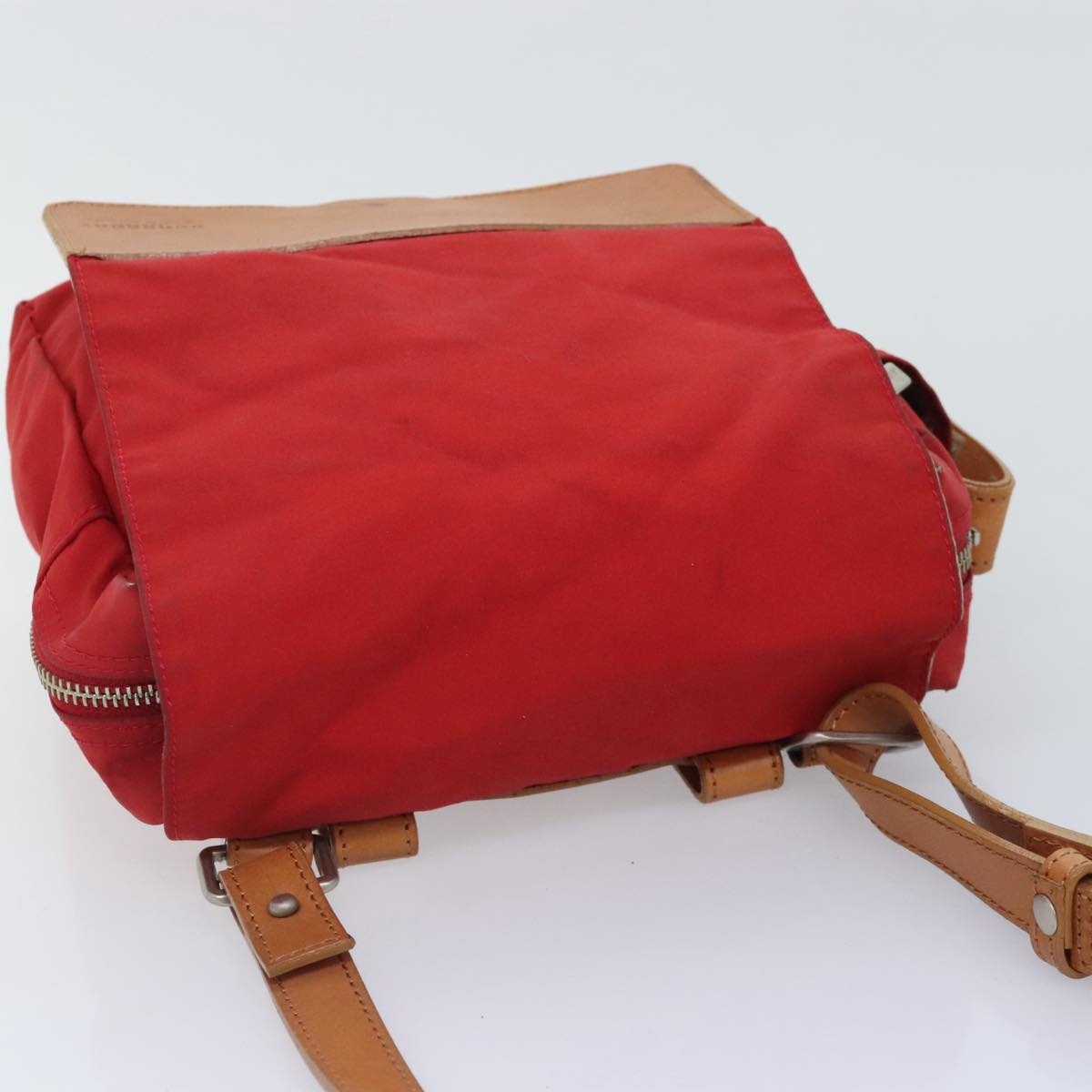 Burberry Shoulder Bag Nylon Red - 6