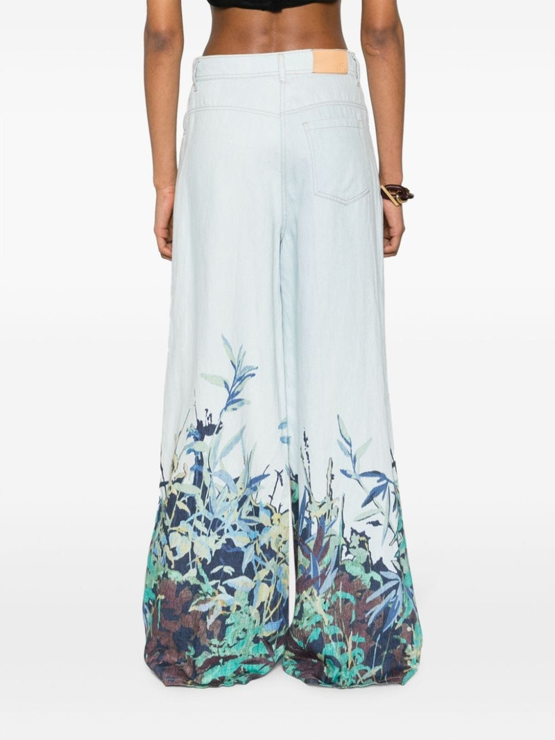 high-rise wide-leg cotton-linen pants 4