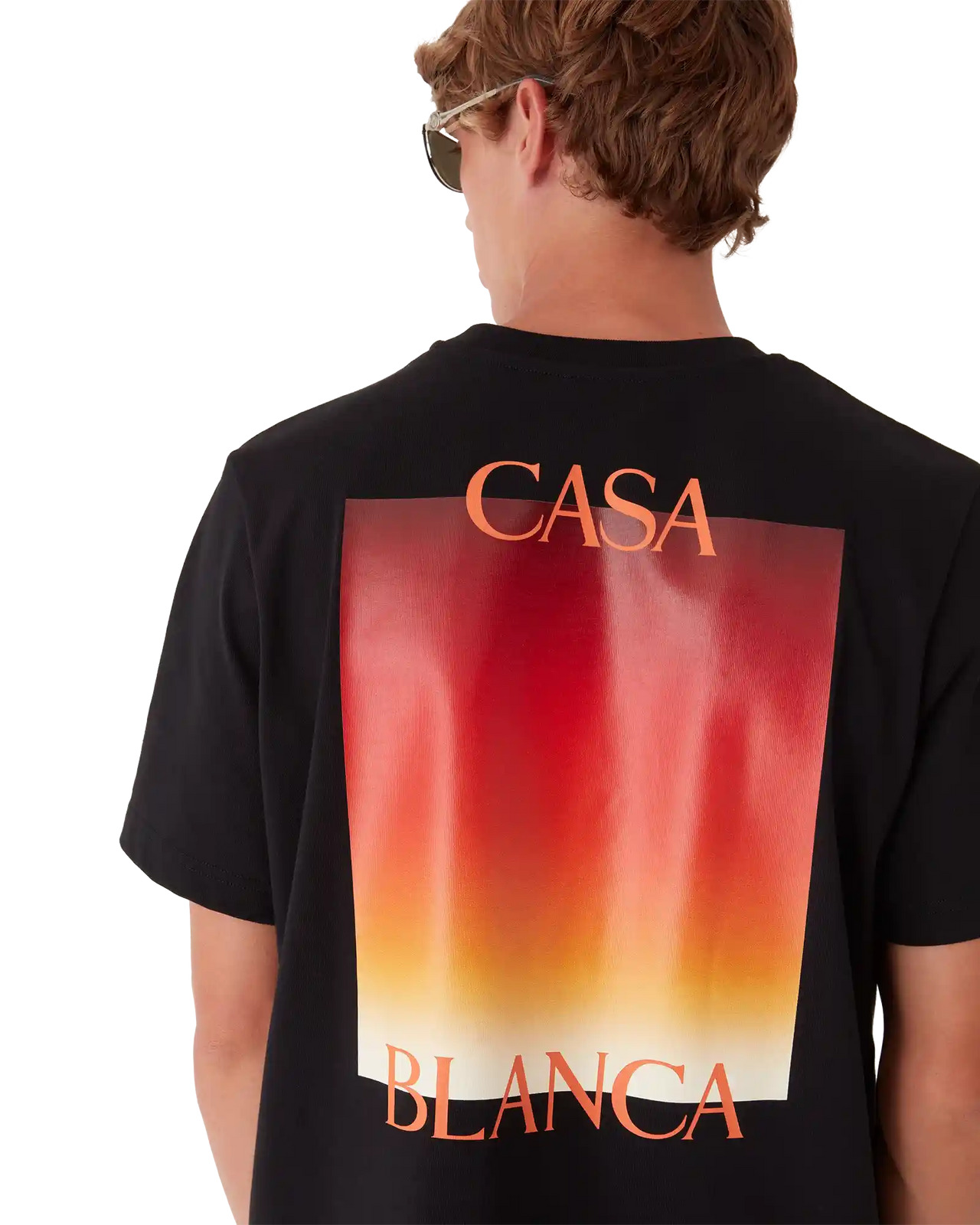 Gradient Square Short Sleeve T-Shirt | Casablanca Paris - 5