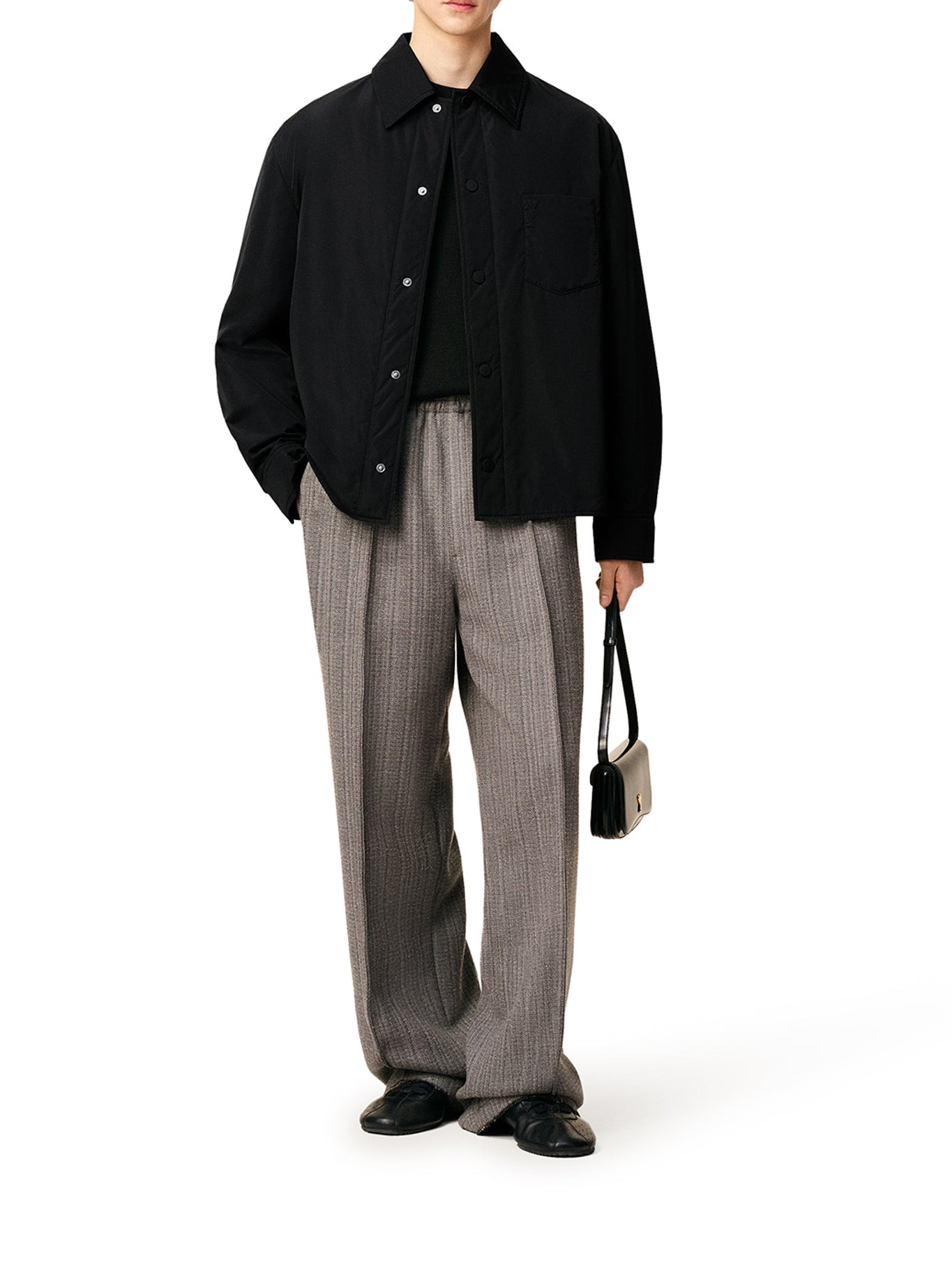 TAFFETA PADDED OVERSHIRT - 2