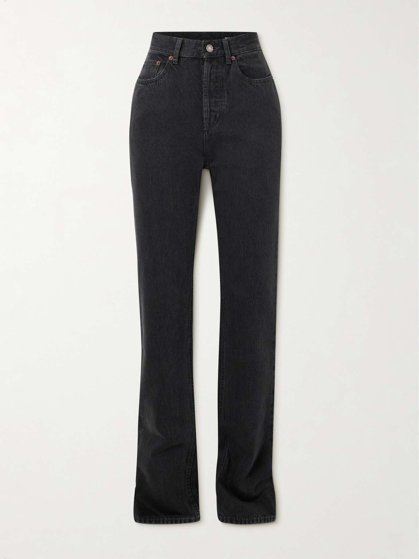 Mid-rise slim-leg jeans - 1