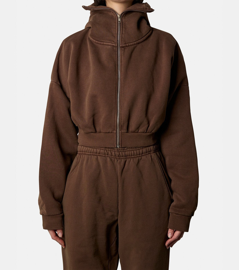 entire studios CROPPED FULL ZIP outlook