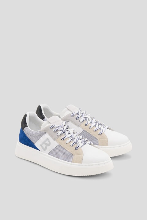 Milan sneakers in White/Gray/Blue - 3