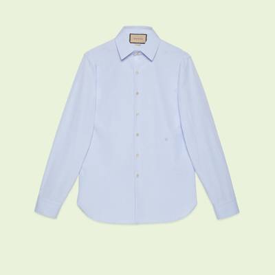 GUCCI Cotton silk shirt with Double G outlook