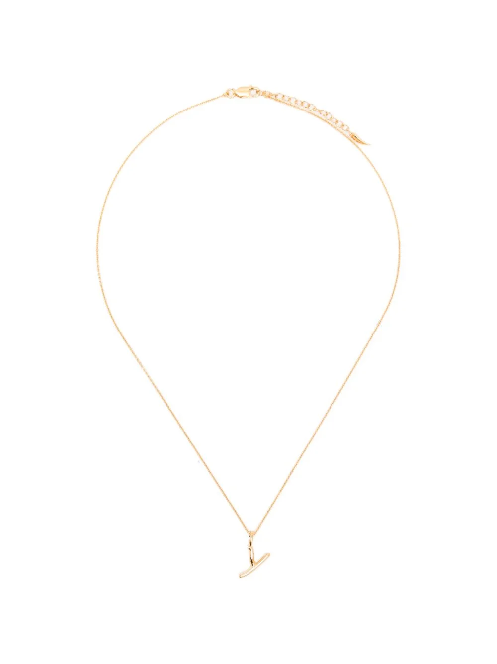 Curly Molten mini necklace - 1