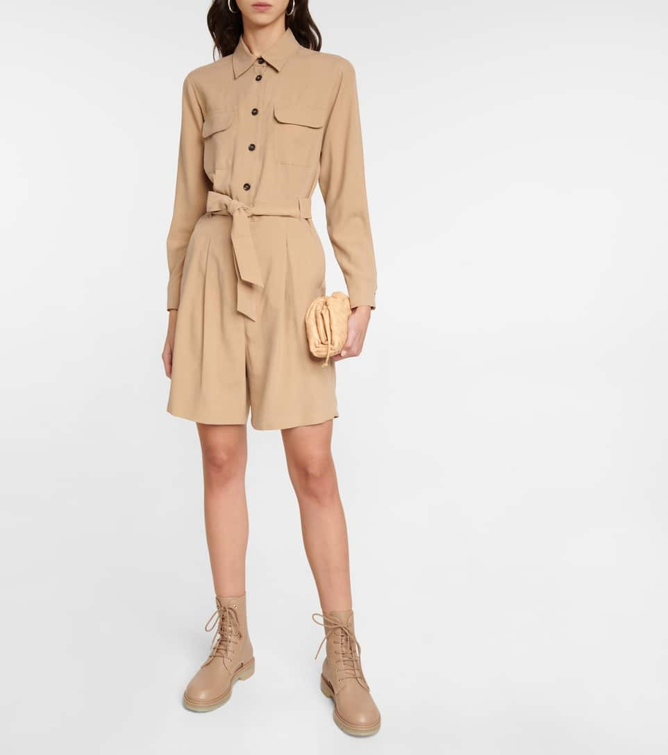 Madre silk playsuit - 2