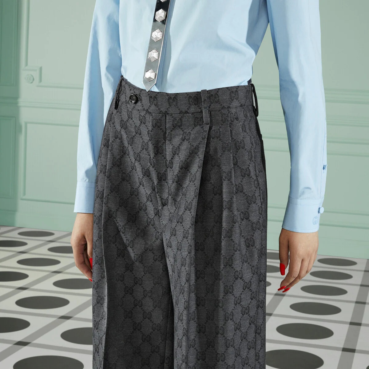 GG wool pant - 4
