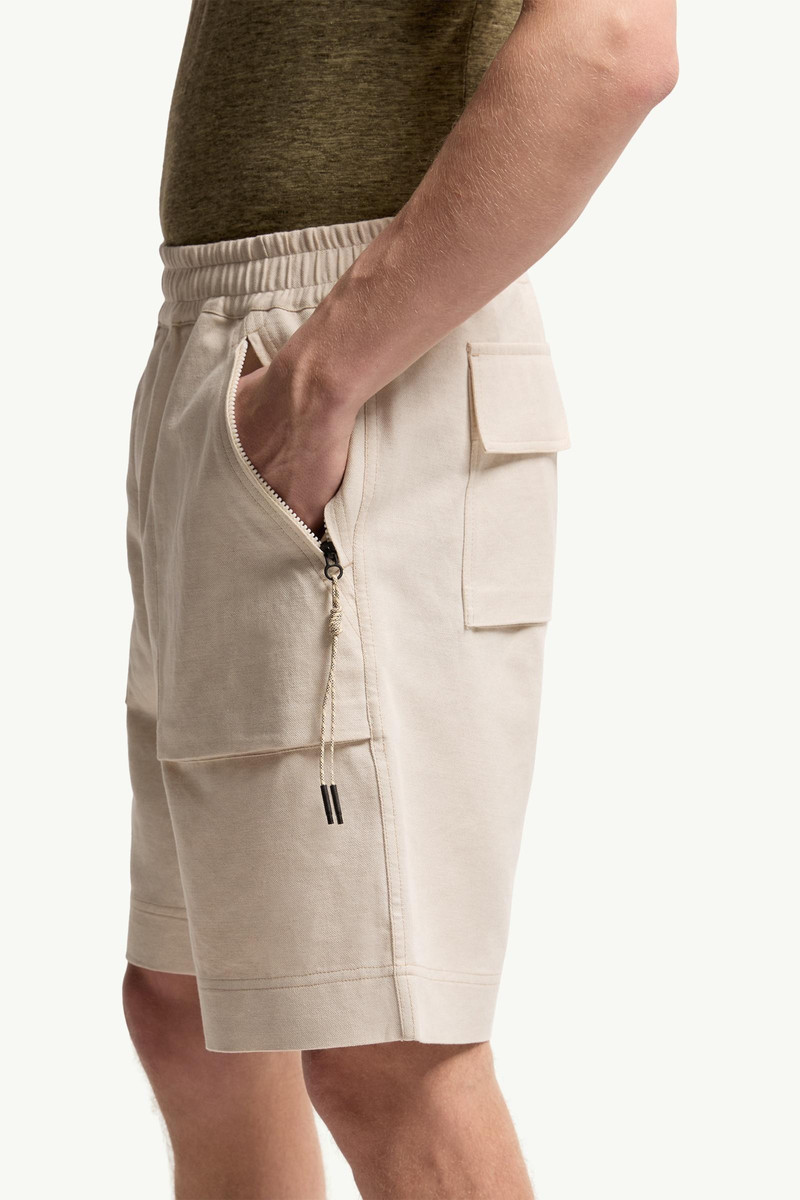 Cotton & Linen Blend Shorts 3