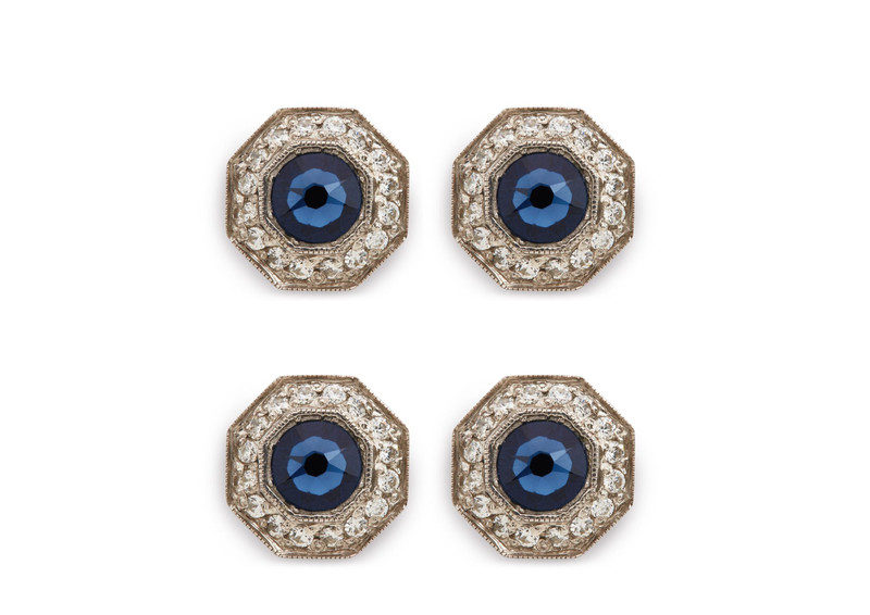 DIAMOND OCTAGON STUDS 1