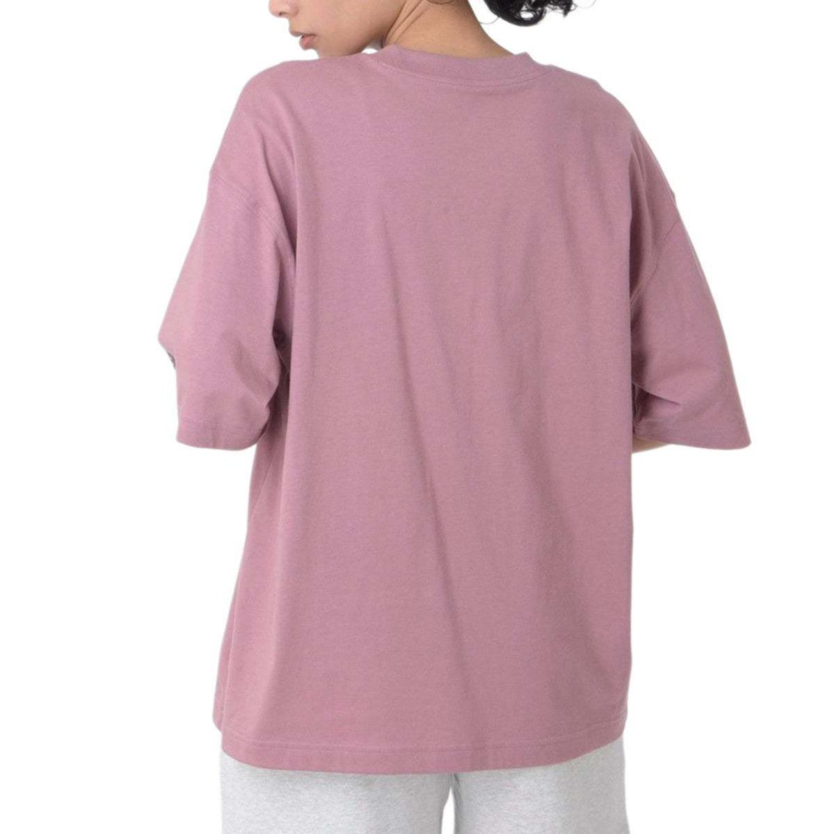 (WMNS) New Balance Iconic Collegiate Jersey Oversized 'Pink' WT41519-RSE - 4