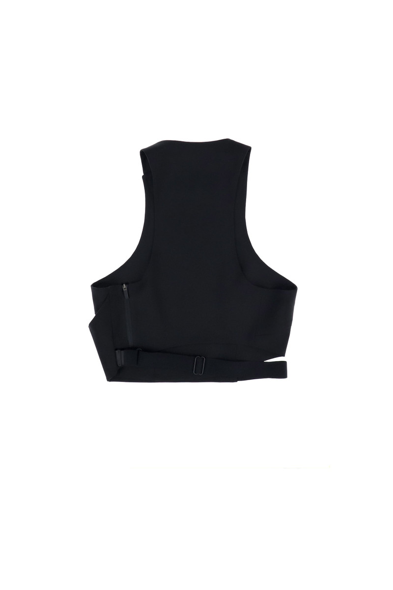 HYEIN SEO CINCHED HALTER TOP / BLK outlook