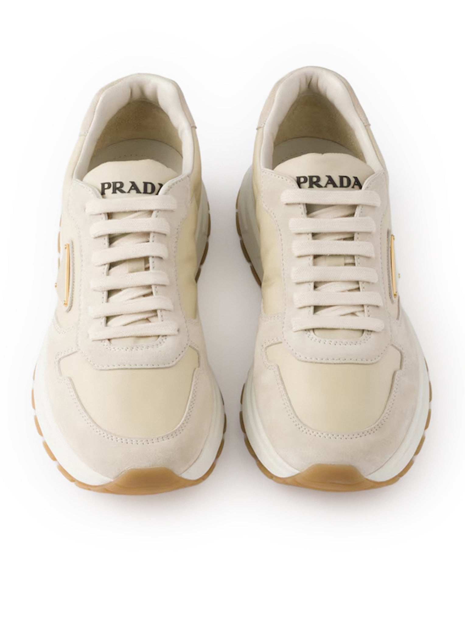 PRAX 01 SNEAKERS IN RE-NYLON AND SUEDE - 4
