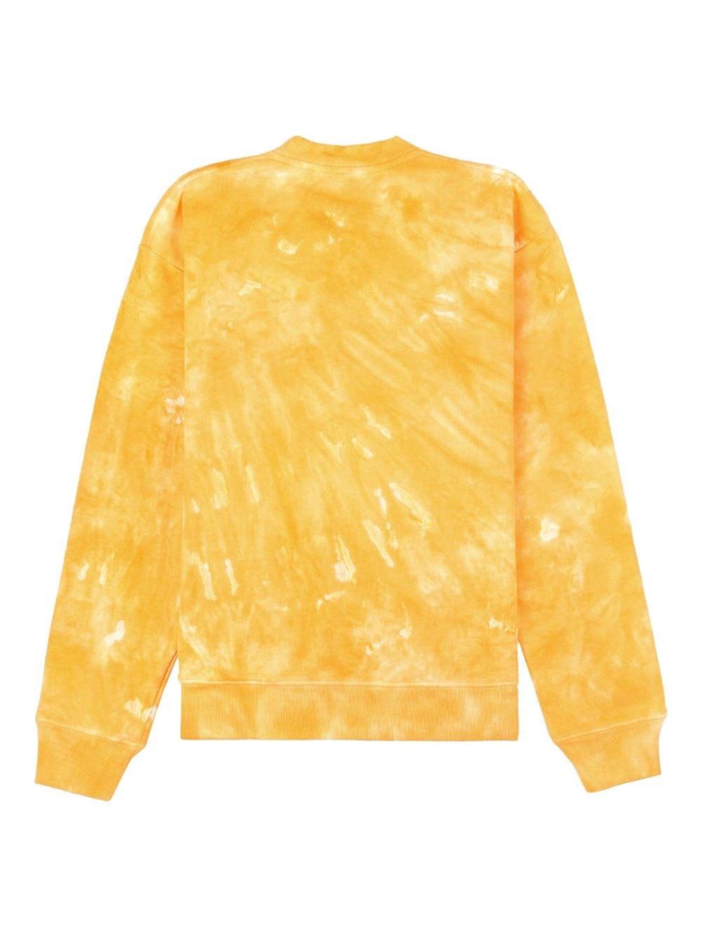 logo-embroidered tie-dye sweatshirt - 3
