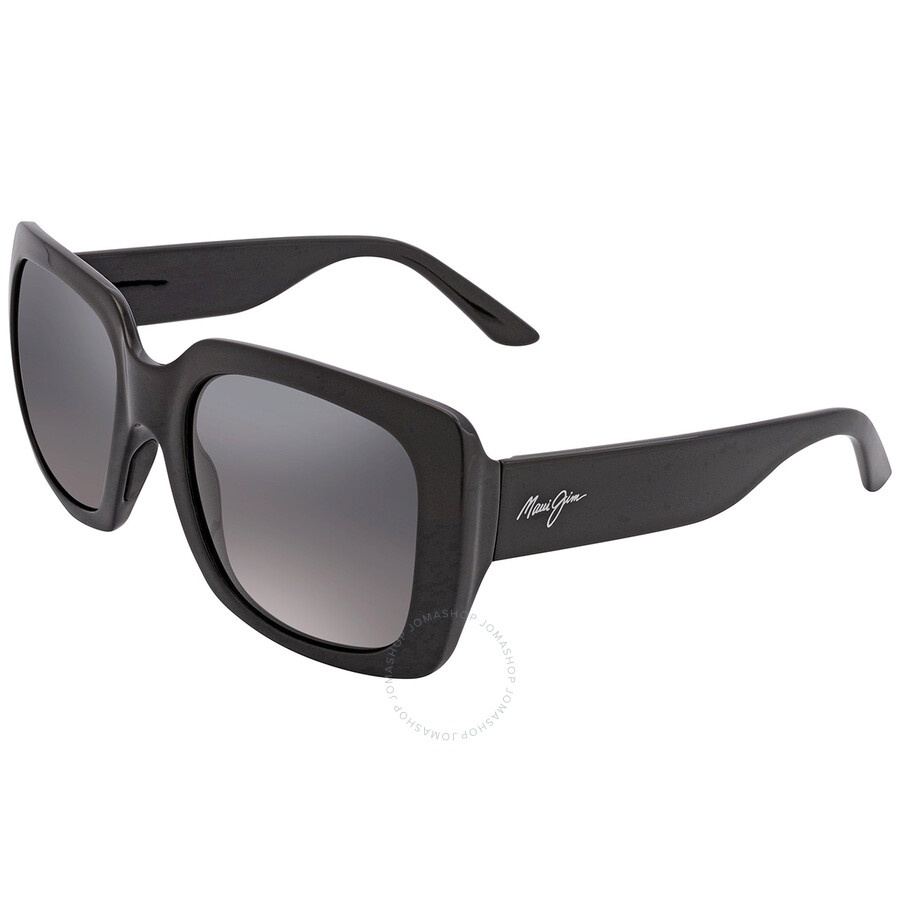 Maui Jim Two Steps Neutral Grey Square Ladies Sunglasses GS863-02 55 - 4