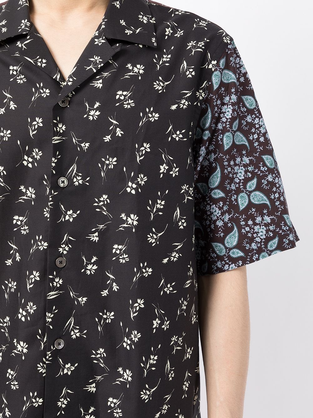 floral-print buttoned-up shirt - 5