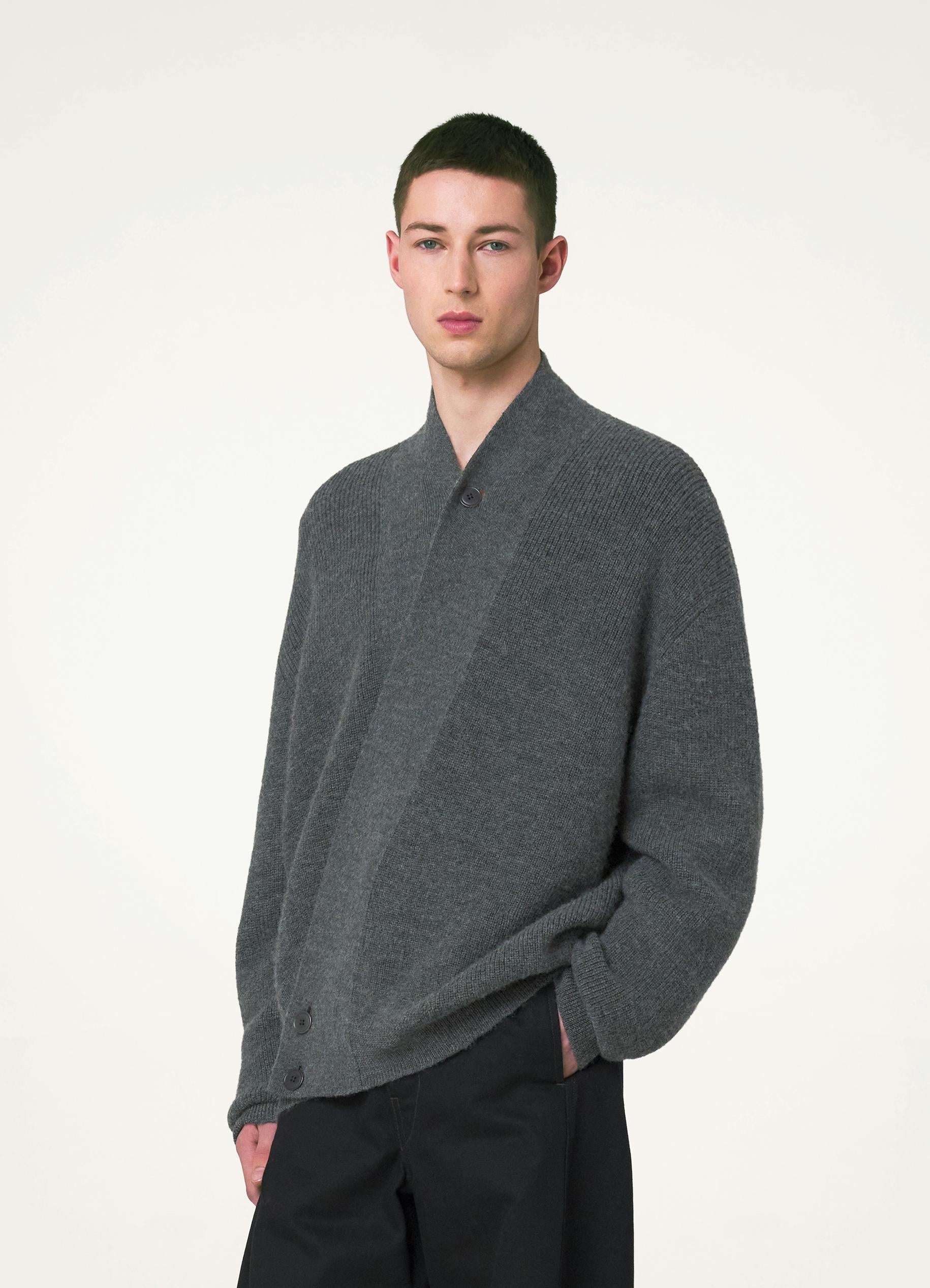 Lemaire WRAP CARDIGAN | REVERSIBLE