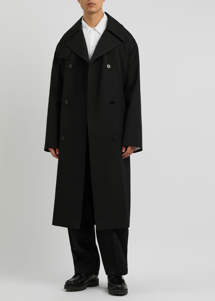 Jil Sander Double-breasted Belted Wool Coat - 4