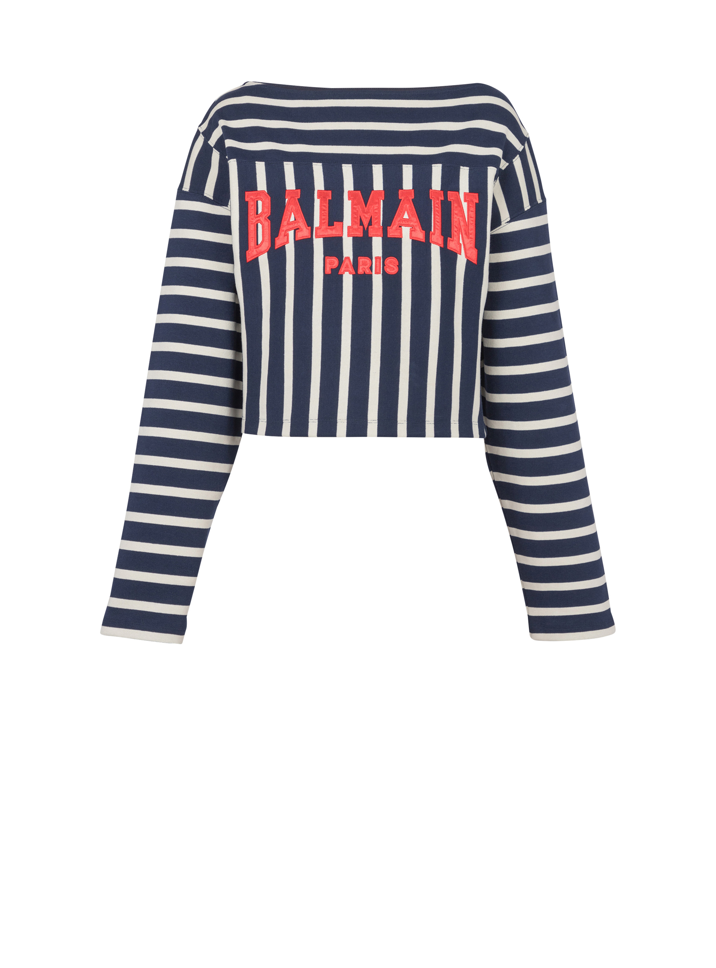 Striped Balmain Baseball top - 1
