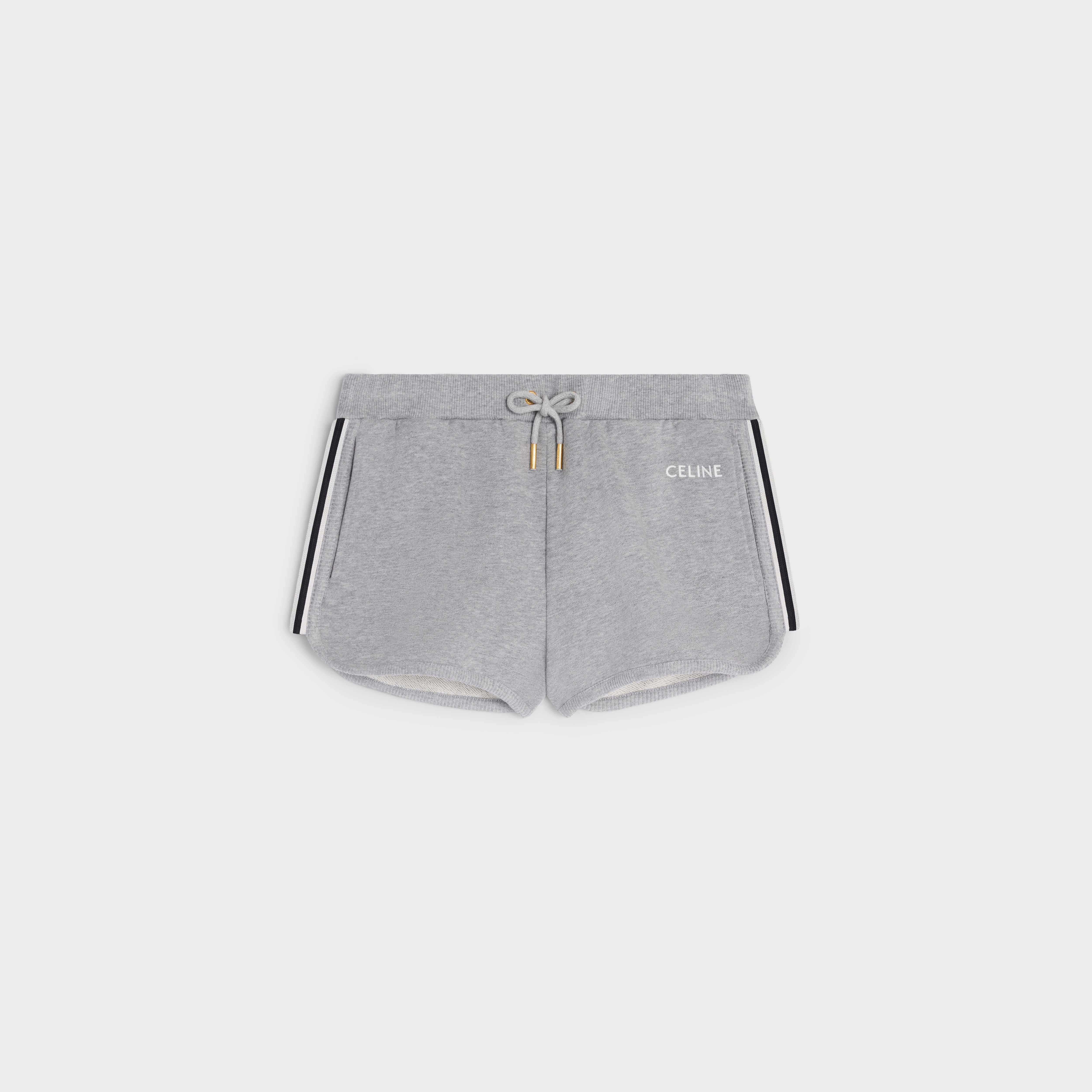 celine mini jogger shorts in cotton fleece - 1