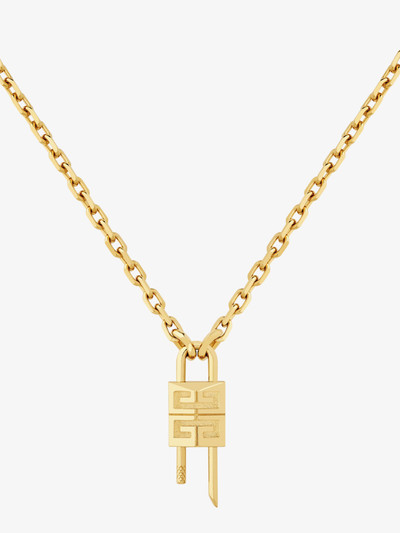 Givenchy MINI LOCK NECKLACE IN METAL outlook