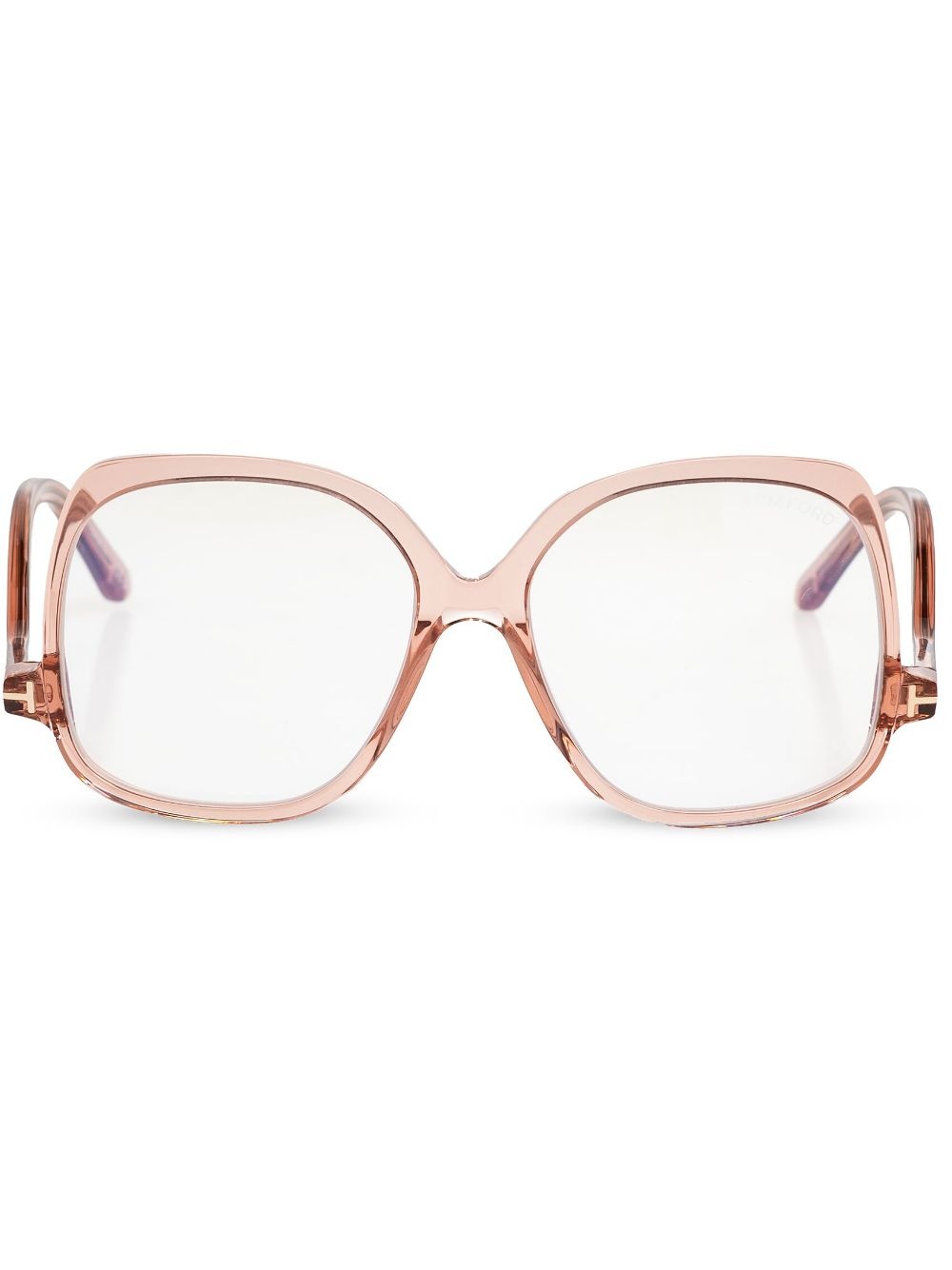 square-frame glasses - 1