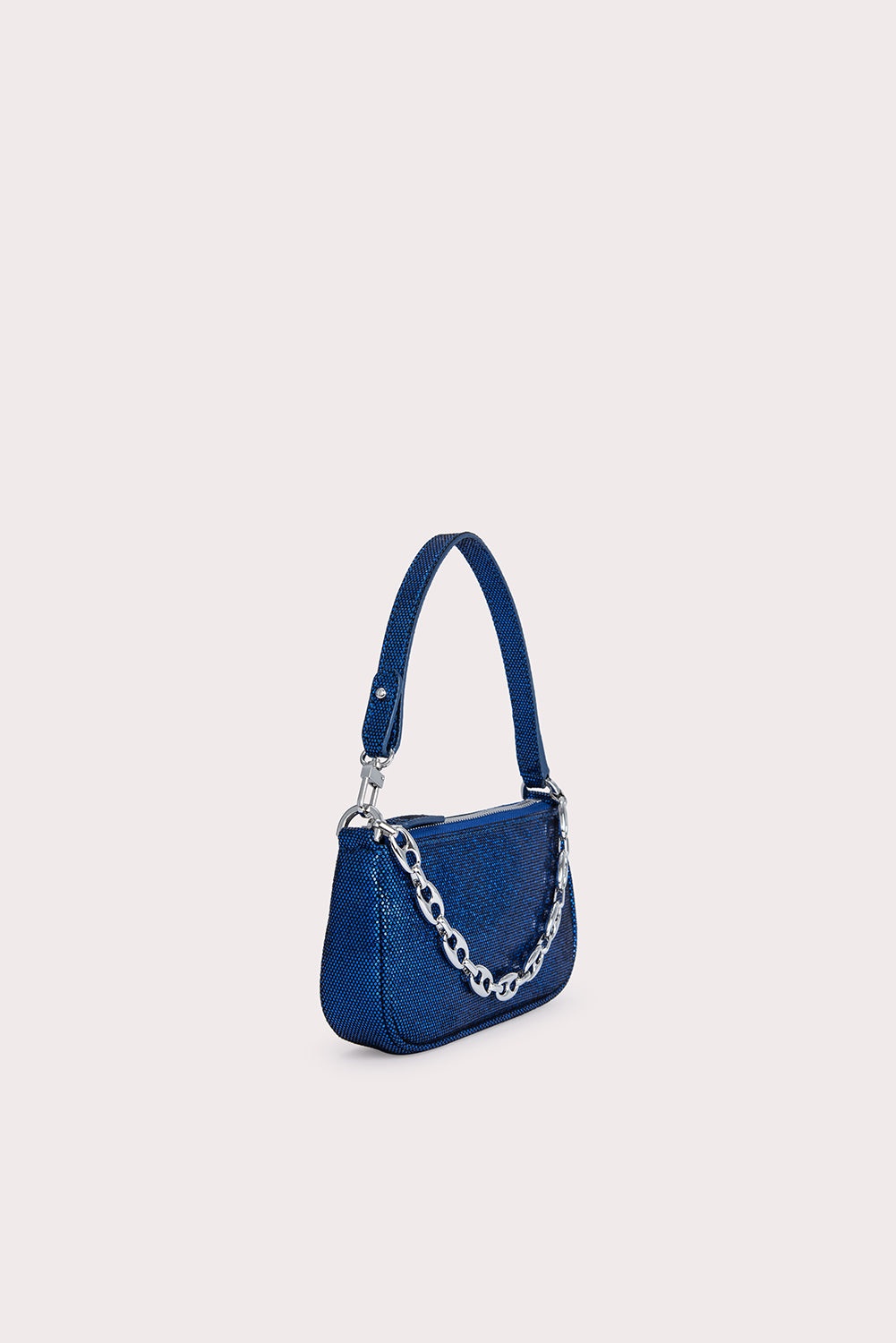 Mini Rachel Blue Disco Dot Leather - 2