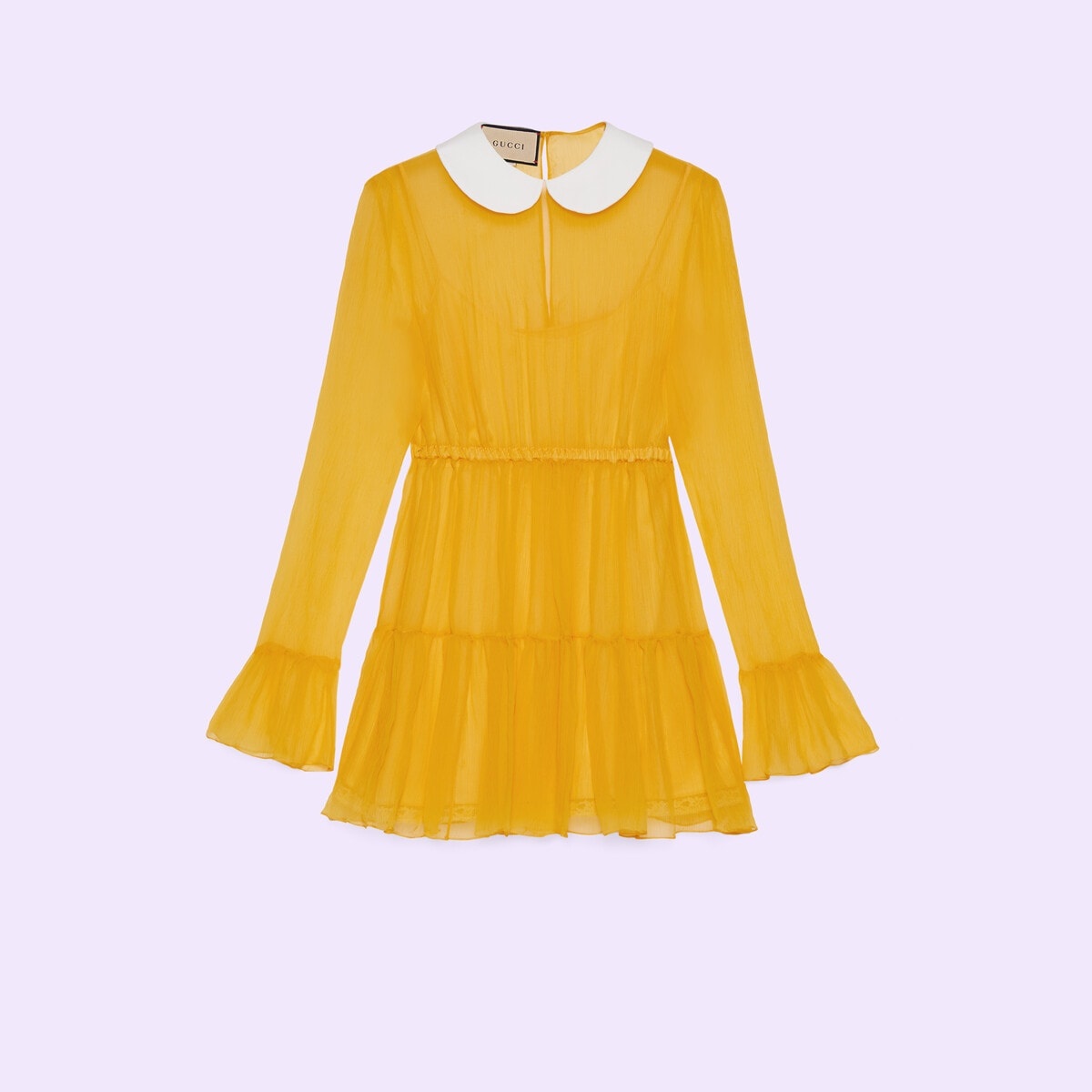 Silk chiffon dress - 1