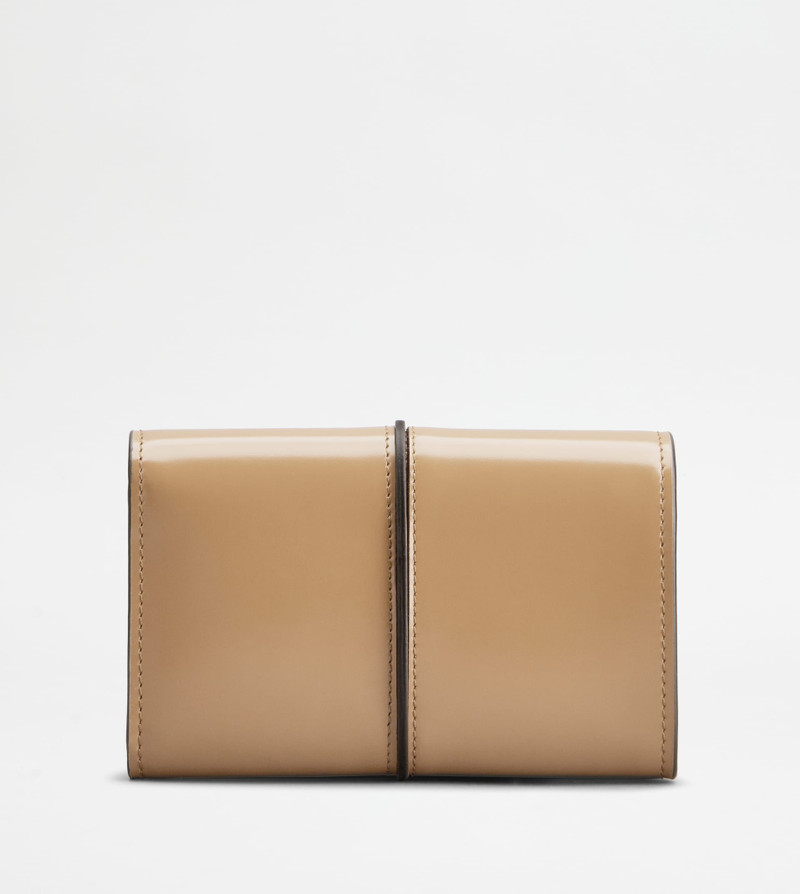 T TIMELESS WALLET IN LEATHER - BEIGE 3
